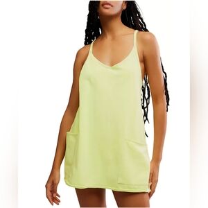 FP Movement by Free People Hot Shot Mini Dress, Sour Citrus Or Riviera Blue, NWT